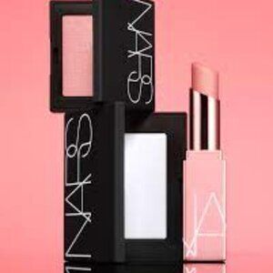 NIB ✅ NARS THE GLOW GETTER SET (Orgasm Blush, Lip Balm & Crystal Powder) ✨ NIB